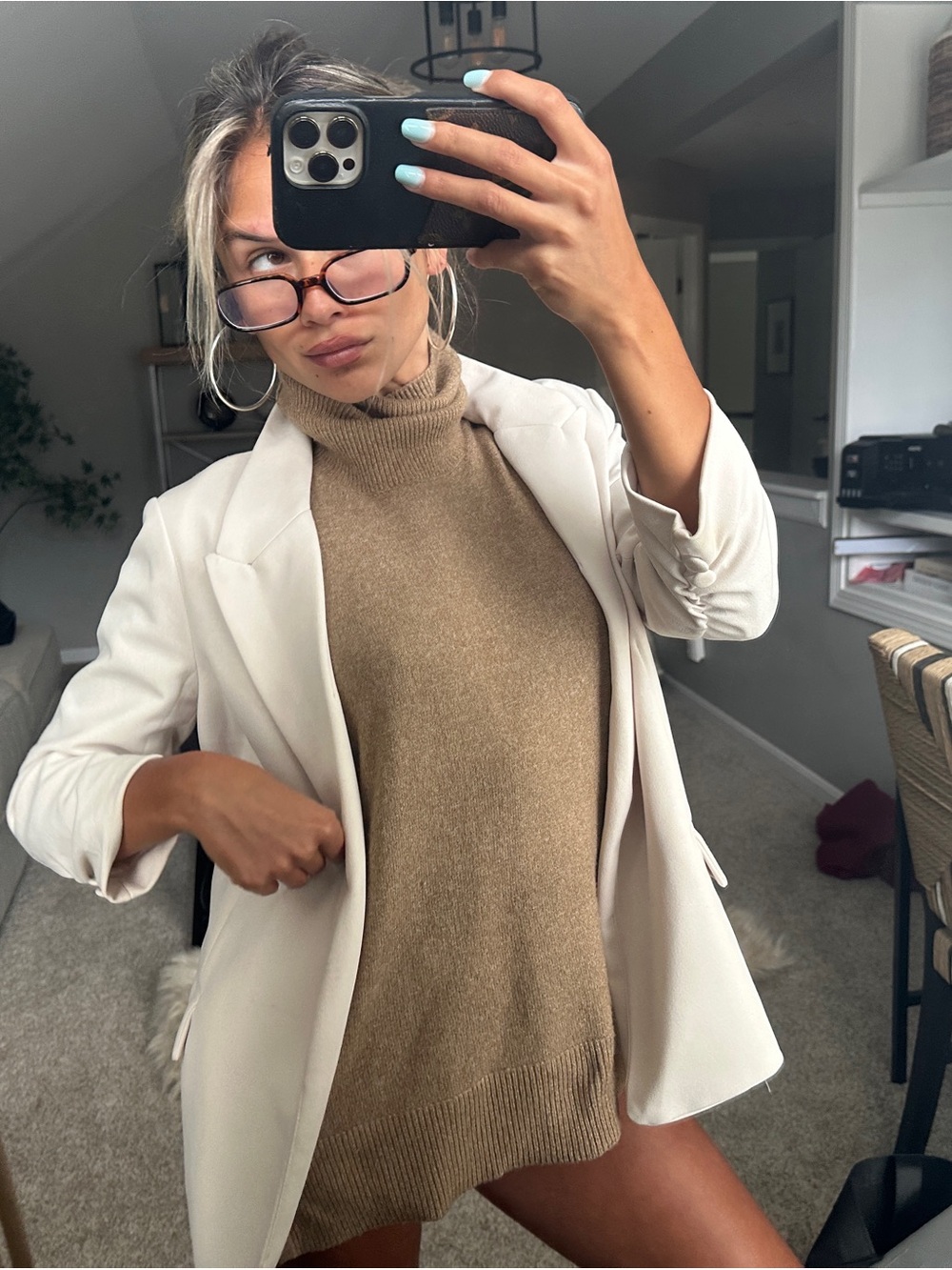 Jules & Leopold Cream Blazer